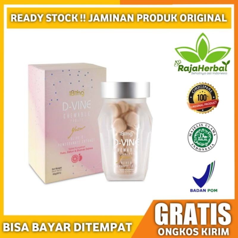 D-VINE PERMEN COLLAGEN 20 BUTIR TERBAIK 100% ORIGINAL | DVINE READY STOCK