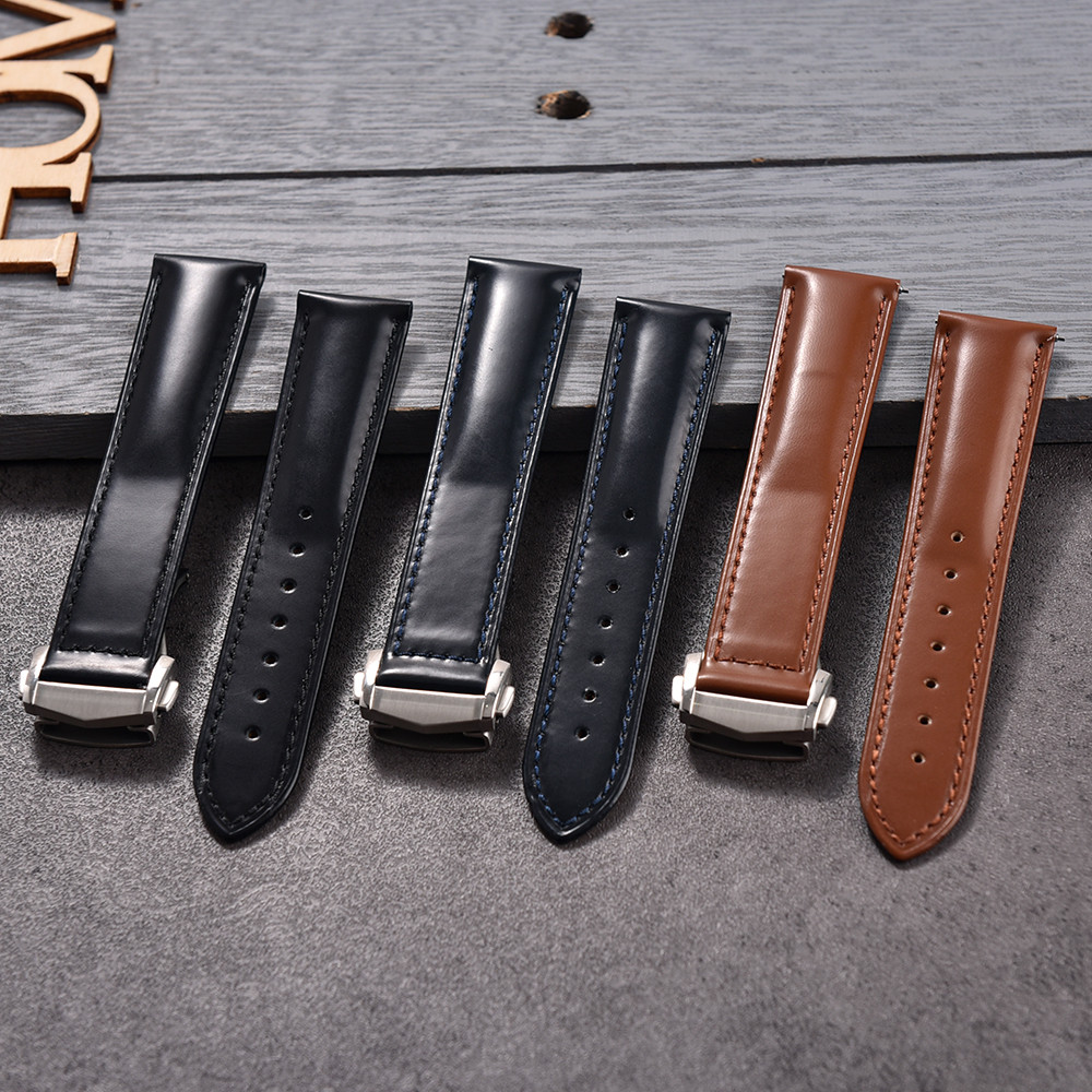 19/20/21/22mm For Omega Speedmaster Leather Strap Universal Original Leather Watch Bands Fit for Ome