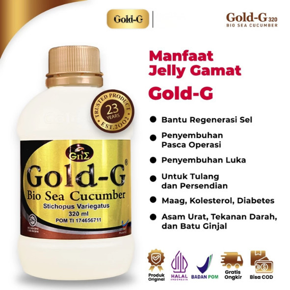 Gamat Gold G Jelly Gamat - Gamat Gold G Sea Cucumber - Ekstrak Teripang Laut Asli