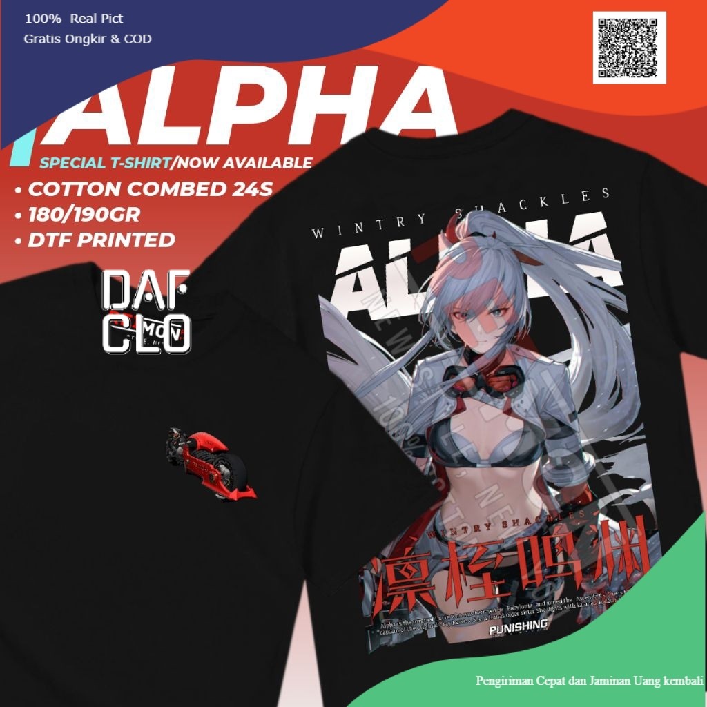 Kaos Baju Game Alpha: Crimson Weave Punishing: Gray Raven d2