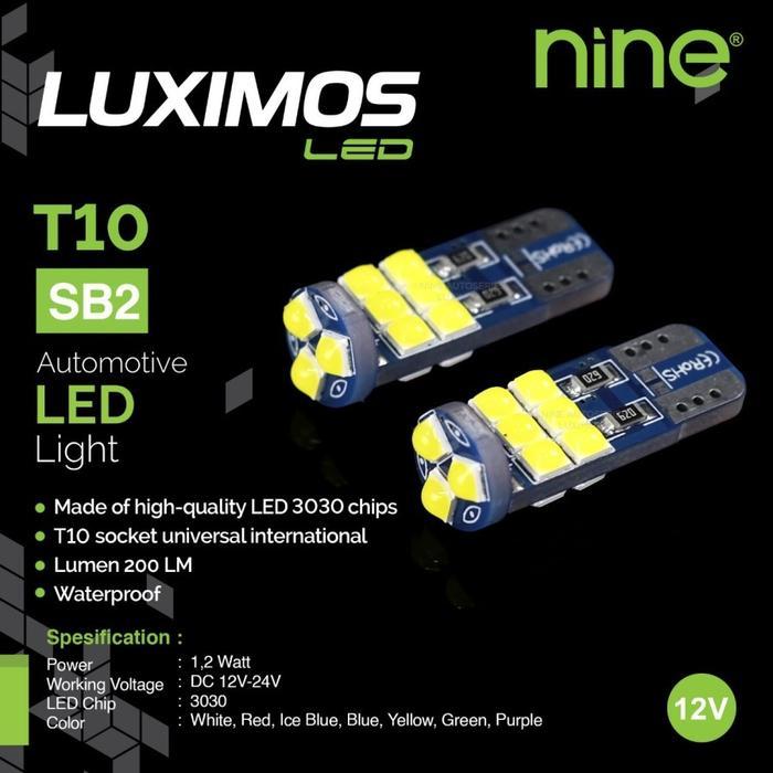 LED Senja Motor Honda Beat POP T10 Lampu LUXIMOS SB2