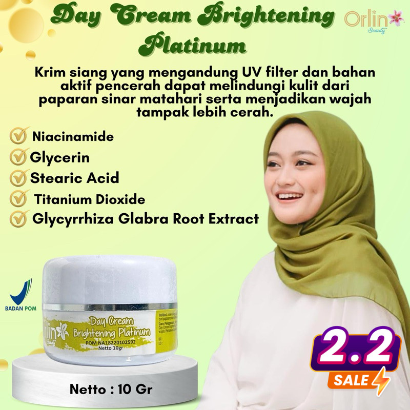 ORLIN BEAUTY/SKINCARE ORLIN BEAUTY/ECER ORLIN/DAY CREAM ORLIN BEAUTY/CREAM BPOM/ORLIN BEAUTY/PEMUTIH