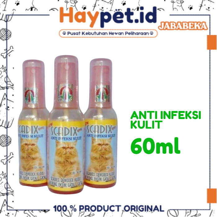 Scadix Obat Jamur Kucing Obat Scabies Kucing Scadix Spray