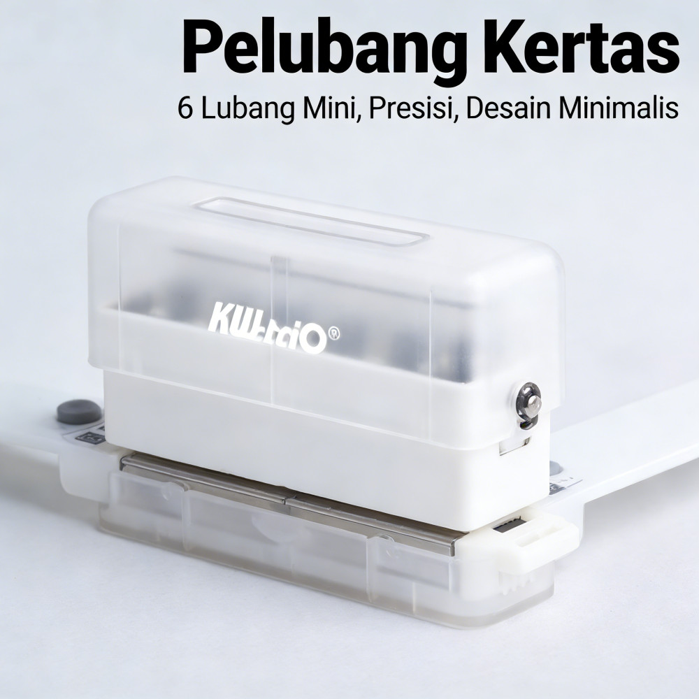 Pons Kertas Mini 6 Lubang / Motif A5 B5 Pons Kertas / Kertas Pembolong