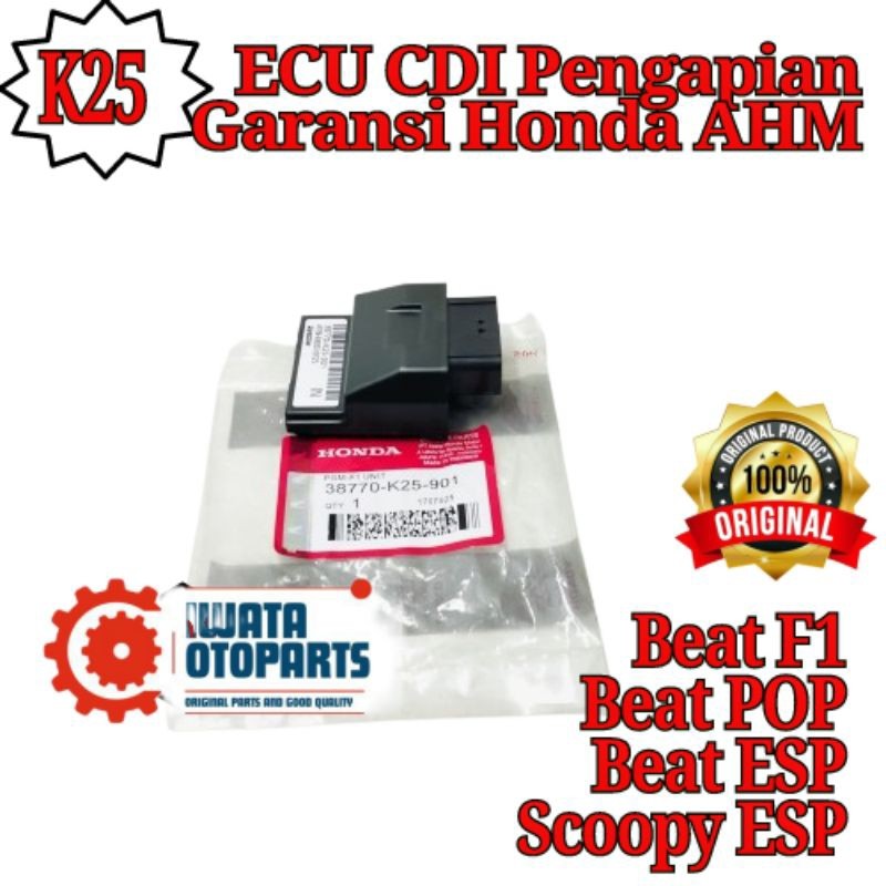 K25 ORIGINAL ECU CDI HONDA BEAT F1, ECU CDI HONDA BEAT POP, ECU CDI HONDA BEAT ESP, ECU CDI HONDA SC