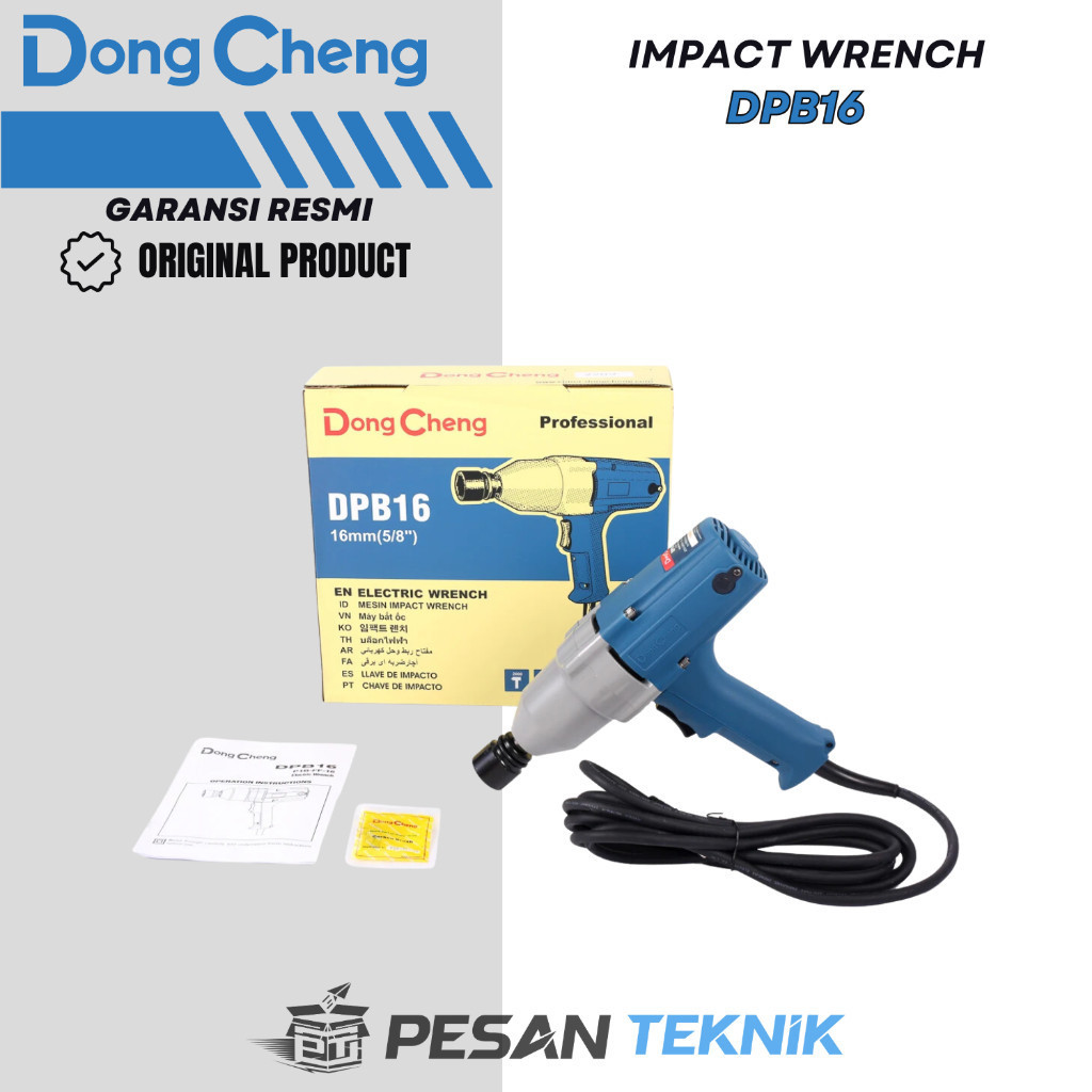 DONGCHENG DPB16 impact wrench mesin buka baut listrik