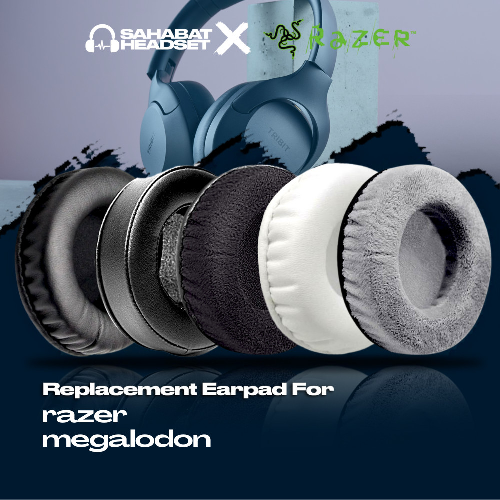 Ear Cushion Bantalan Earcup Razer megalodon Busa Foam Pad Earpad