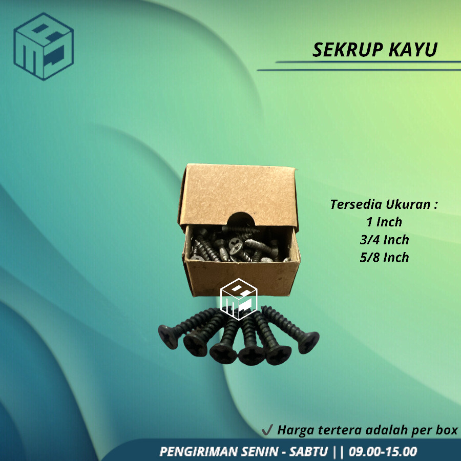 Sekrup Kayu Sekrup Kecil Baut Bingkai Jual Per Box Termurah