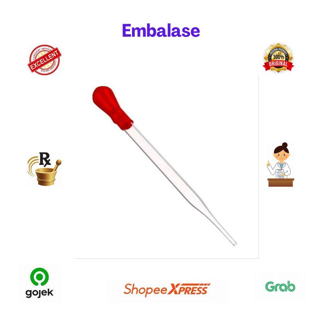 PIPET TETES KACA PANJANG (PIPET LABORATORIUM) (Bgv)