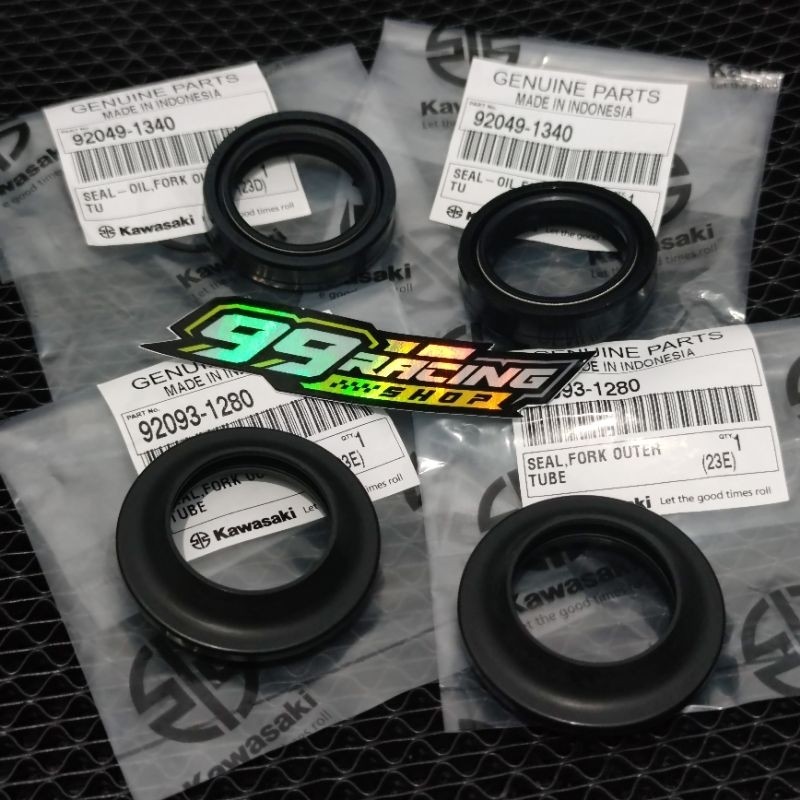 Seal Shock Seal Debu Depan Ninja R RR SS Original