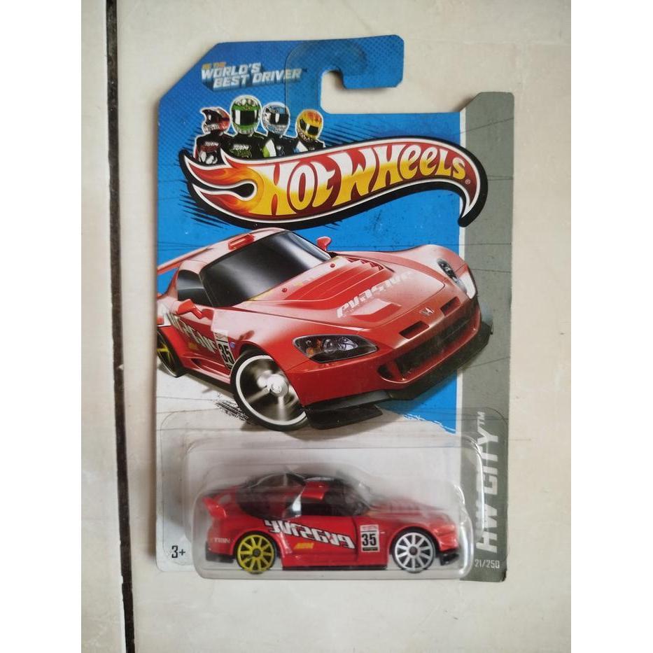 HOT WHEELS ERROR  HONDA S2000 RED  HW CITY