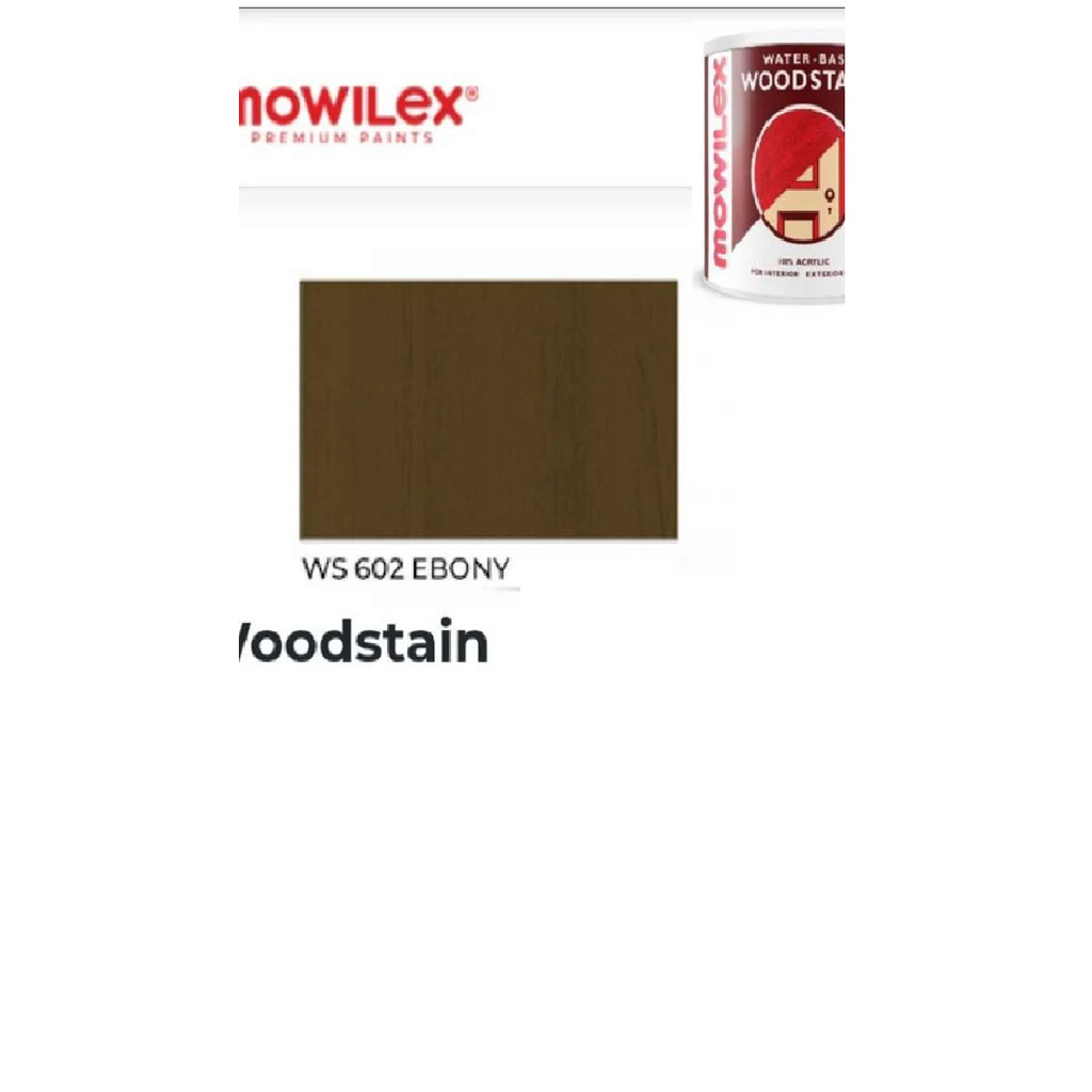 602 EBONY MOWILEX WOODSTAIN 1KG