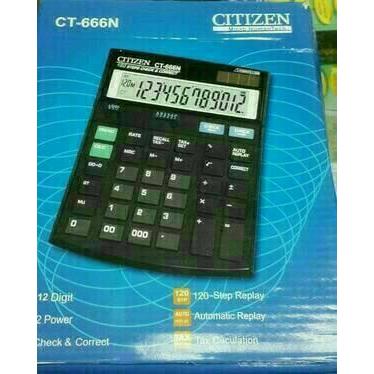 KALKULATOR CITIZEN CT-666N/ CALCULATOR CITIZEN 666N 12DIGIT