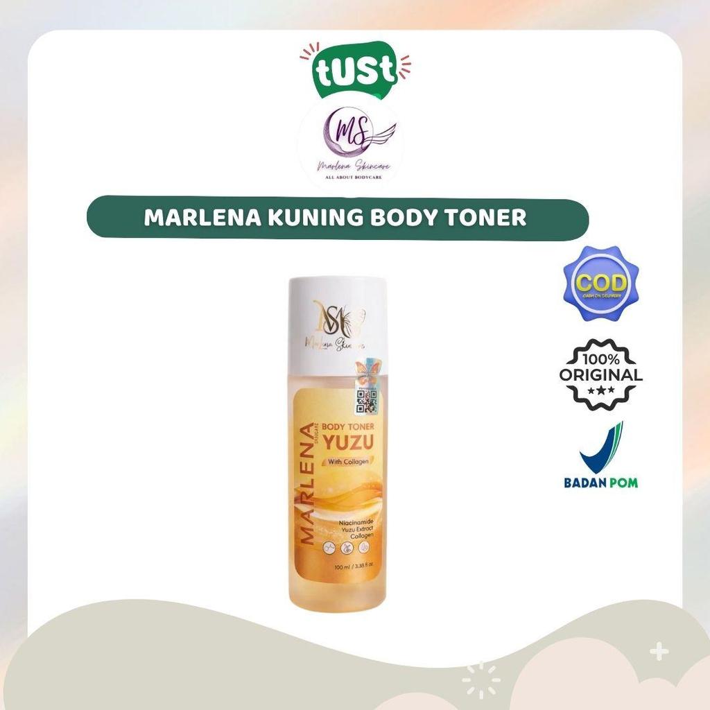 Body Toner YUZU with collagen body toner marlena skincare