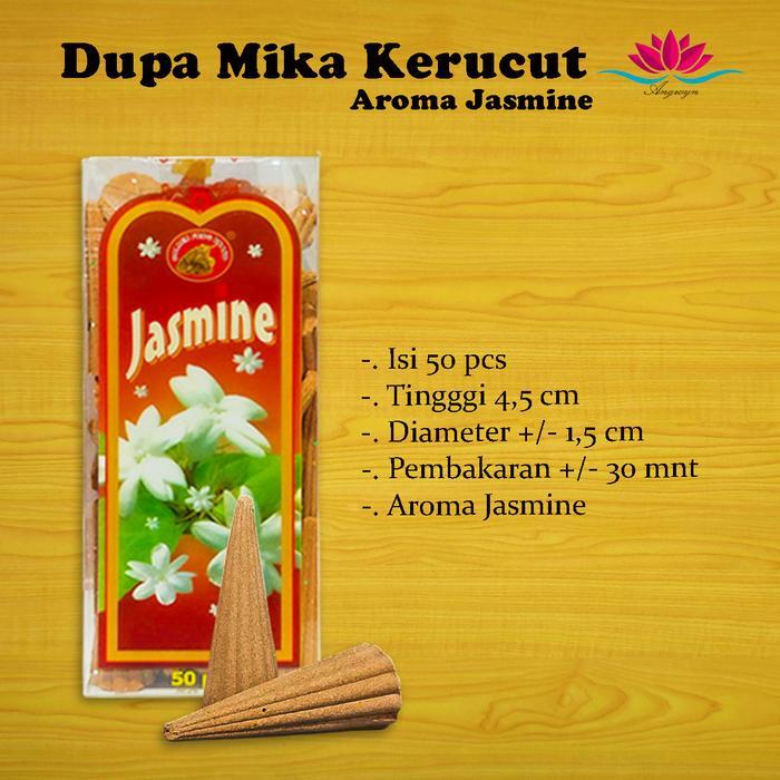 Dupa Tumpeng Mika Kerucut super wangi / Dupa Aromaterapi / Pengharum Ruangan - Jasmine