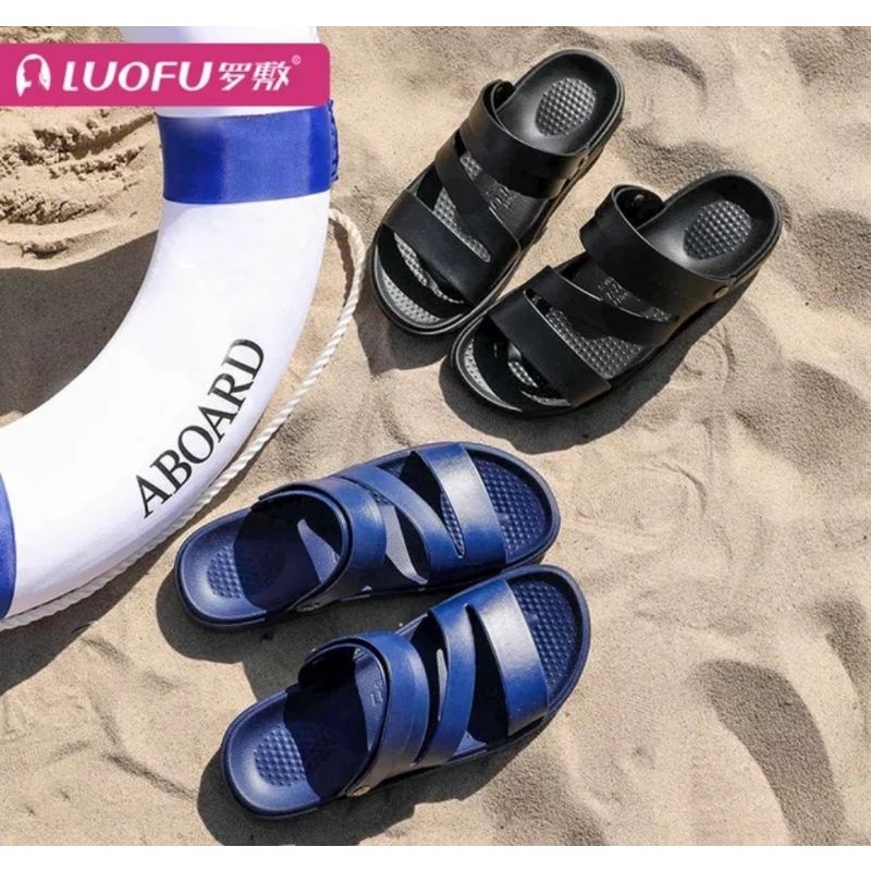 LUOFU 6181/6181 L SEPATU SANDAL PRIA DAN ANAK LAKI LAKI RINGAN Luofu