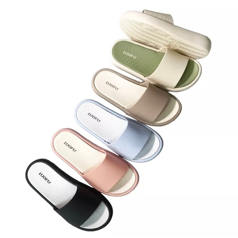 LUOFU ORIGINAL Sandal slop wanita import Sandal luofu wanita murah size 36-40 Luofu Import