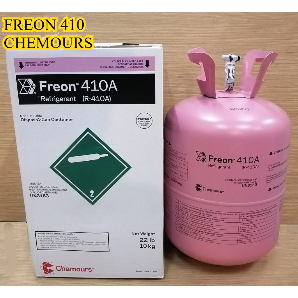 Freon Refrigrant Chemours R410A 10 kg China Refrigerant R410A / R410 A - R 410A - R 410 A