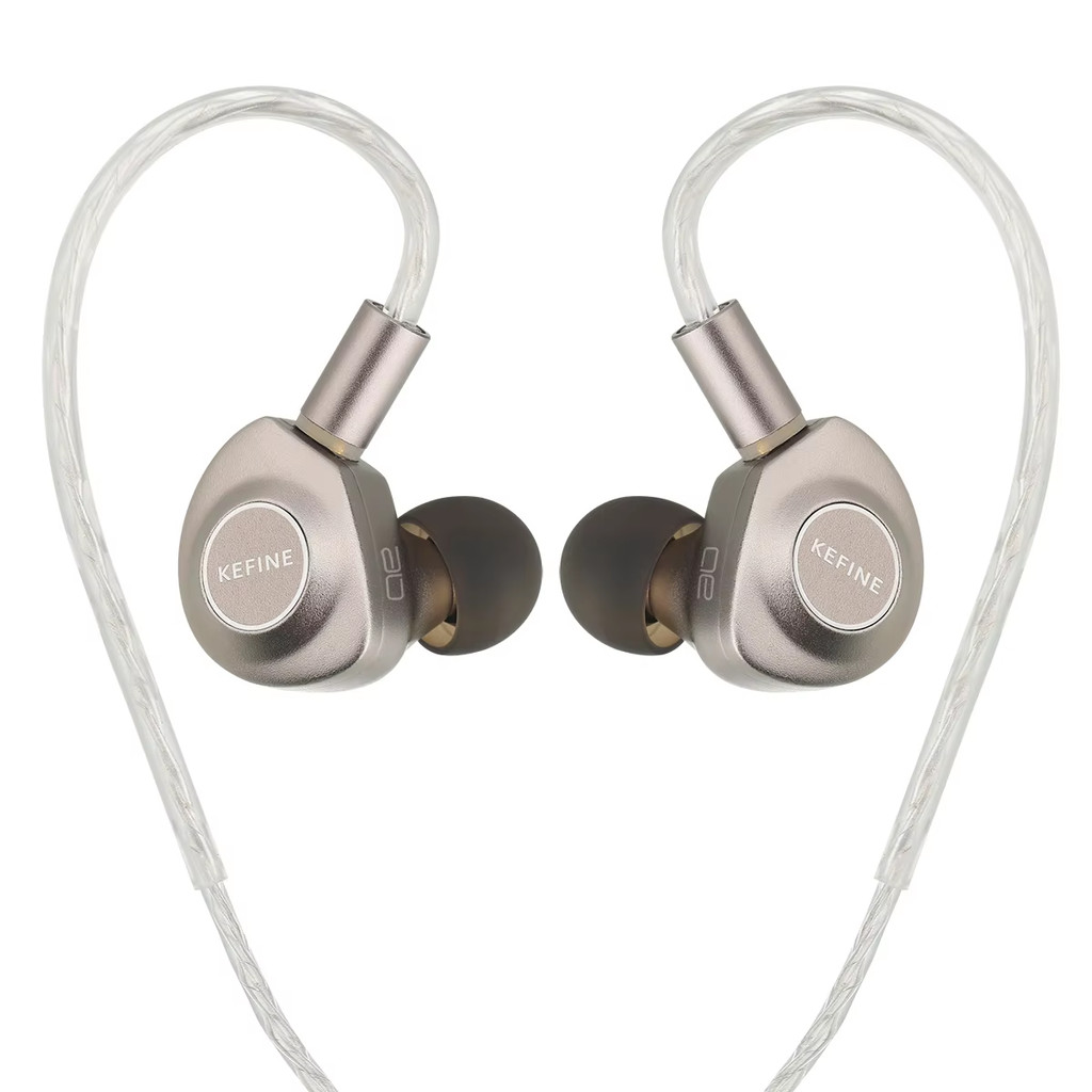 Kefine X ANGELEARS Delci AE 10mm DLC+PU Diaphragm Dynamic Driver IEMs Hi-Fi Earphone In-ear dengan D