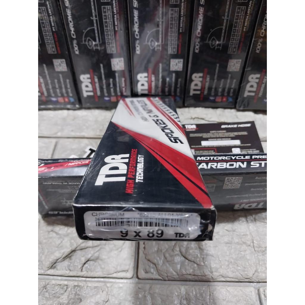 Jari-Jari Ring 14 Warna Crouum TDR Original 89-130 Khusus Ring Velg 14/Lingkar Velg 14