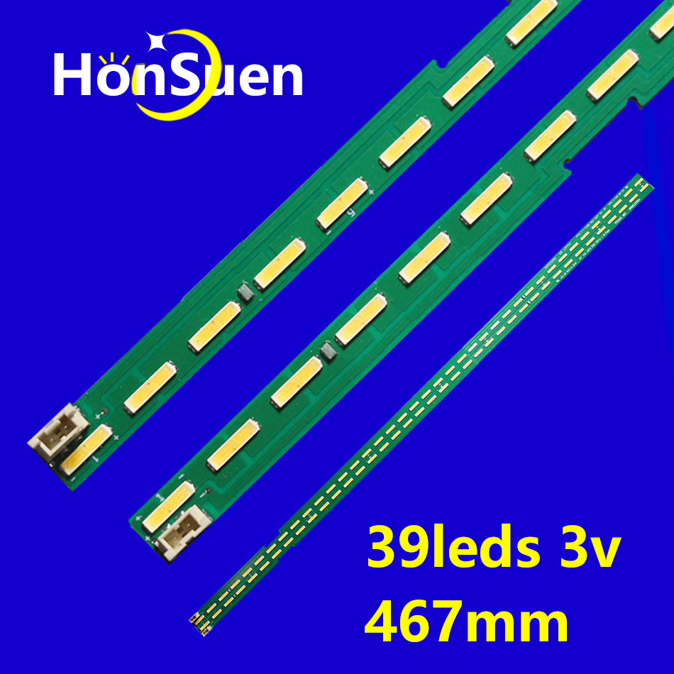 New 2pcs 39LED 468mm LED backlight strip for 43LF6350 43LF5700 43UF6750 43UF6800 43SE3KD 43LF6300 43