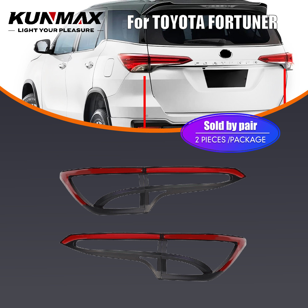 Lampu Belakang Mobil LED untuk Toyota Fortuner, Lampu Reflektor Bumper Belakang, Lampu DRL, Lampu Re