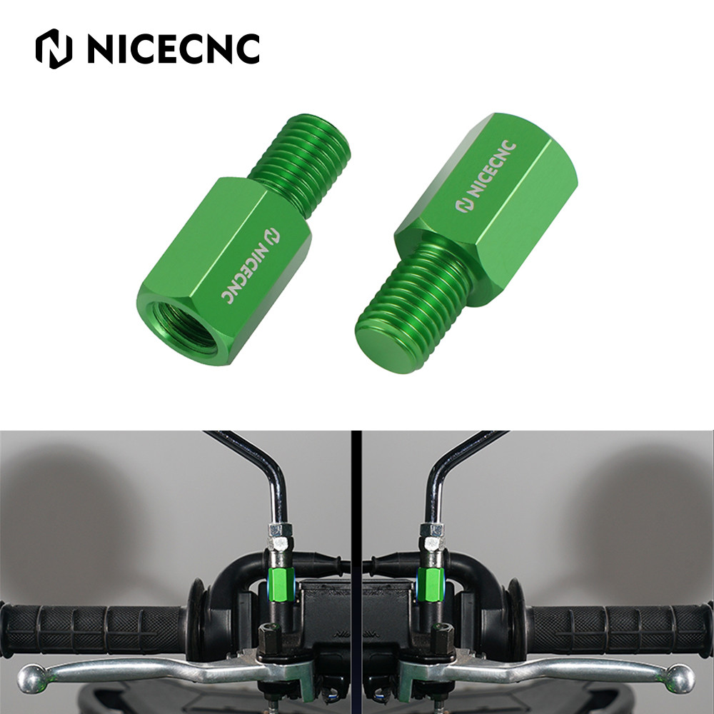For Kawasaki KLR 650 KLR650 2008-2024 M10x1.25 Motorcycle Mirrors Extension Riser Extend Adapter Bol