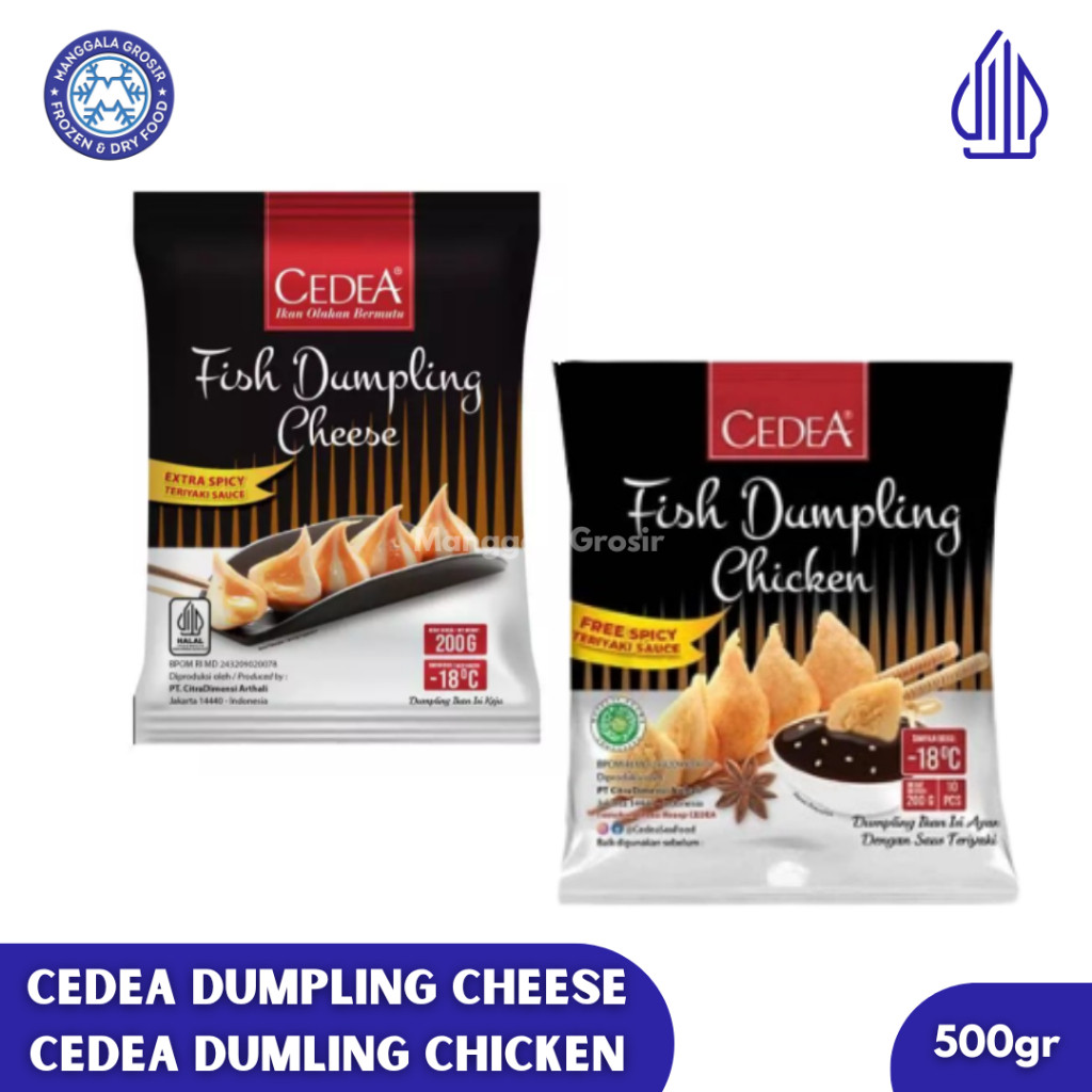 Cedea Dumpling Chicken / Cheese | Dumpling Ayam / Keju 200gr - Frozen Food