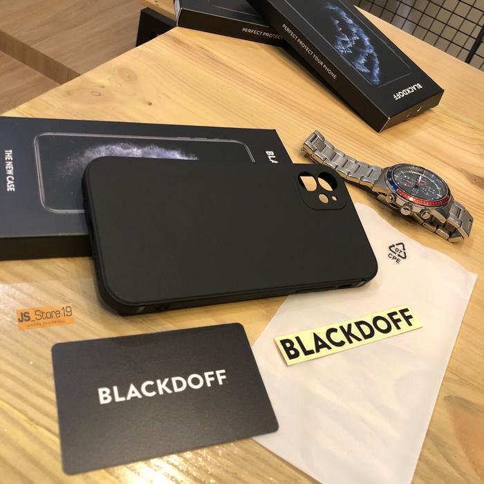 SOFTCASE IPHONE 11 PRO MODEL 12 / CASE/ CASING / CASE BLACKDOFF - Hitam, iPhone 11 Pro