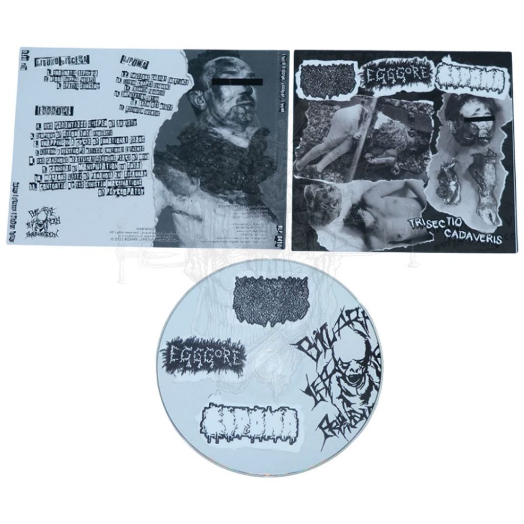 ORIGINAL & BERLISENSI - CD - LIQUID VISCERA / EGGGORE / LIPOMA - TRISECTIO CADAVERIS | DEATH METAL/G