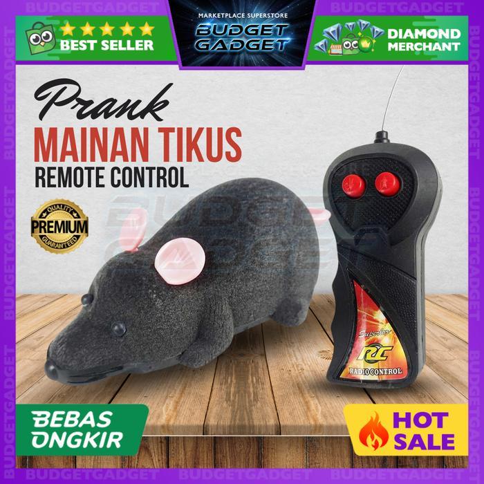 [Tia toys] Mainan Tikus Remote Kontrol Mini Mice Prank Toy with Remote Control Jarak Jauh Bentuk Sep