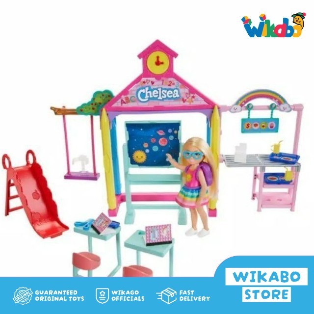 Barbie Club Chelsea School Playset - Mainan Aksesories Boneka Anak Perempuan