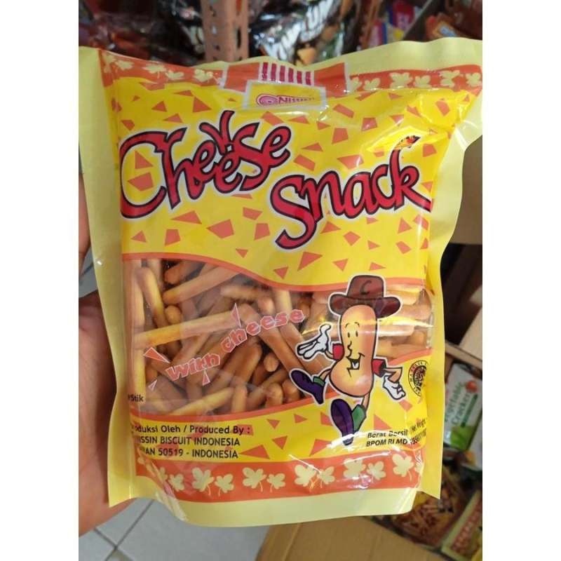SAM NISSIN CHEESE SNACK 150gr / Biskuit Stick Rasa Keju