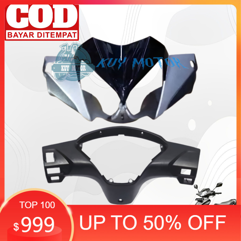Bergaransi - Batok depan Belakang Motor honda supra X 125 Batman Tahun 2008 2009 2010 2011 Warna Sil