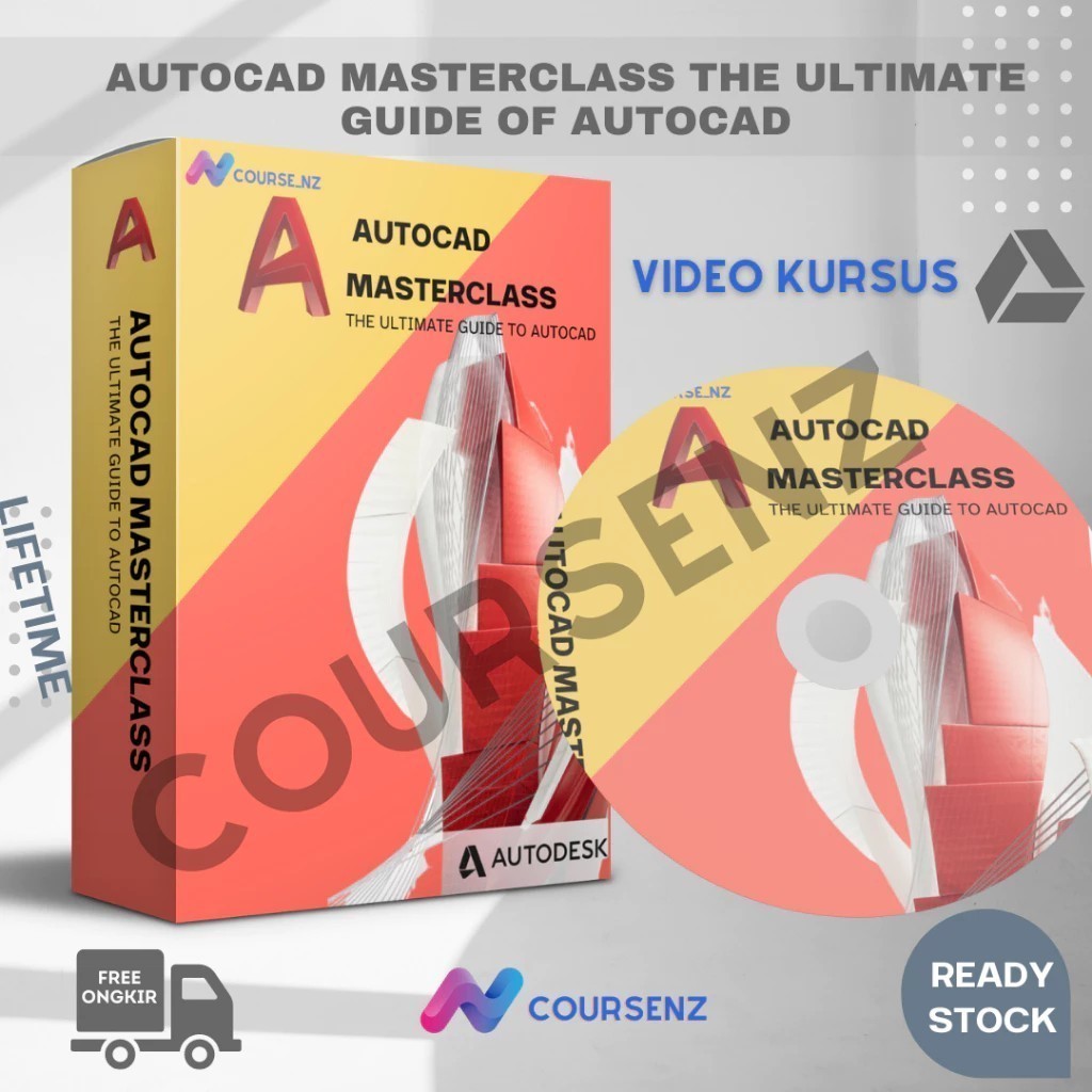 Autodesk AutoCAD Masterclass The Ultimate Guide to AutoCAD (Video Kursus) Belajar AutoCAD