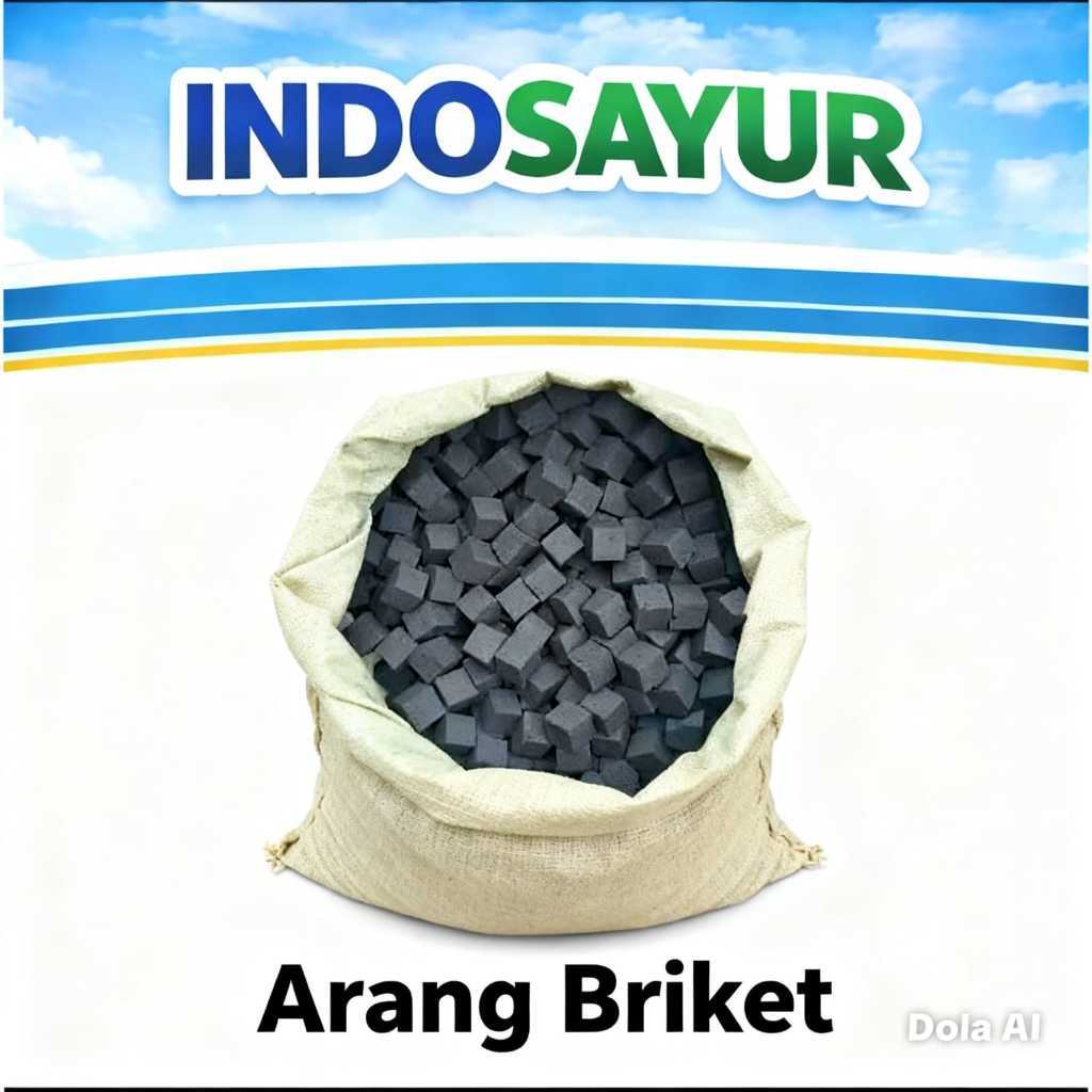 ARANG BRIKET BATOK KELAPA -+ 950gr / ARANG BATOK KELAPA  BRIKET  -+ 950gr