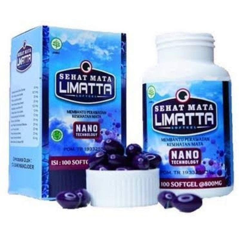 LIMATTA Asli Obat Mata Minus Katarak Rabun Manjur Suplemen Herbal - Ori ampuh BPOM