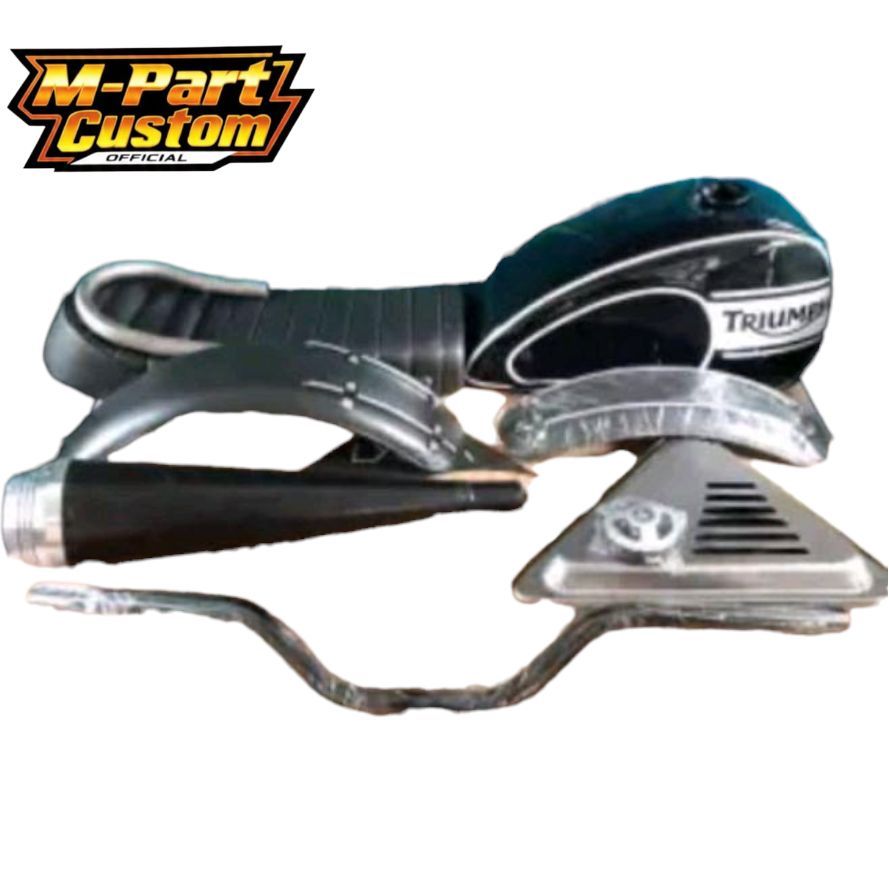 Paket Tangki Motor PAKET MOTOR CUSTOM SCRAMBLER PNP TIGER MEGAPRO BYSON SCORPIO