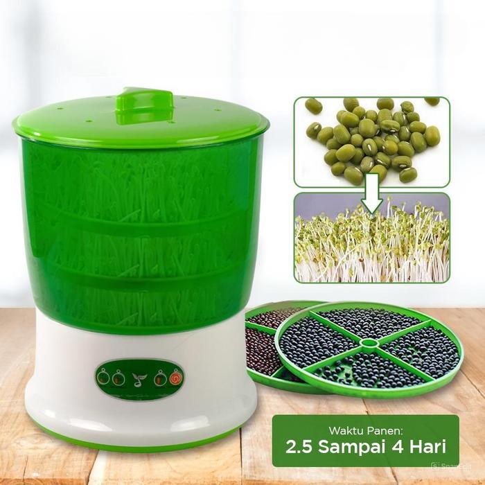 Mesin Kecambah Toge Otomatis Panen Tauge 2-4 Hari Intelligent Bean Sprouts Maker Electric