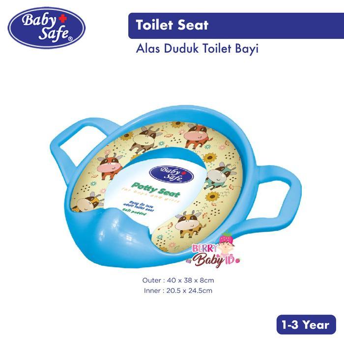 Baby Safe Potty Seat Toilet Trainer Alas Duduk Kloset Bayi Balita - Blue