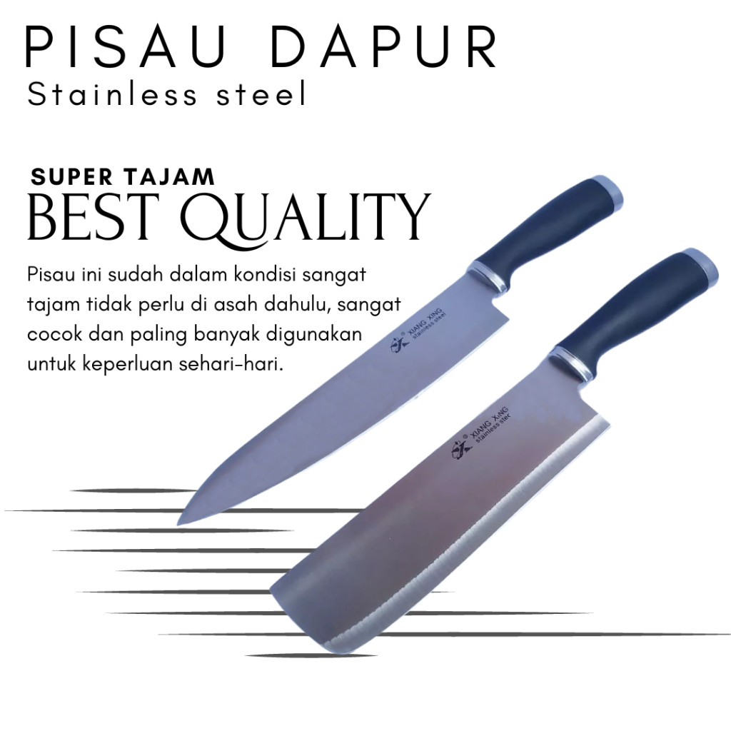 PISAU DAPUR STAINLESS STEEL