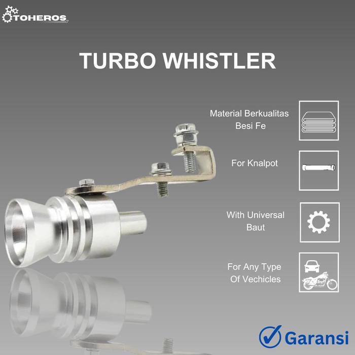 Turbo Knalpot Efek Motor Mobil Whistler Exhaust Muffler