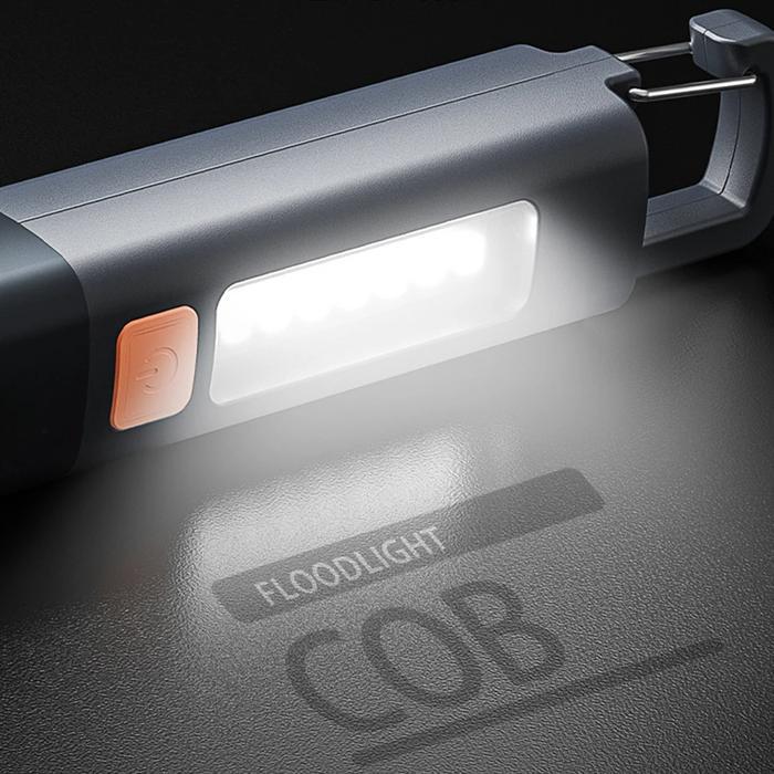senter led super terang rechargeable zoom flashlight