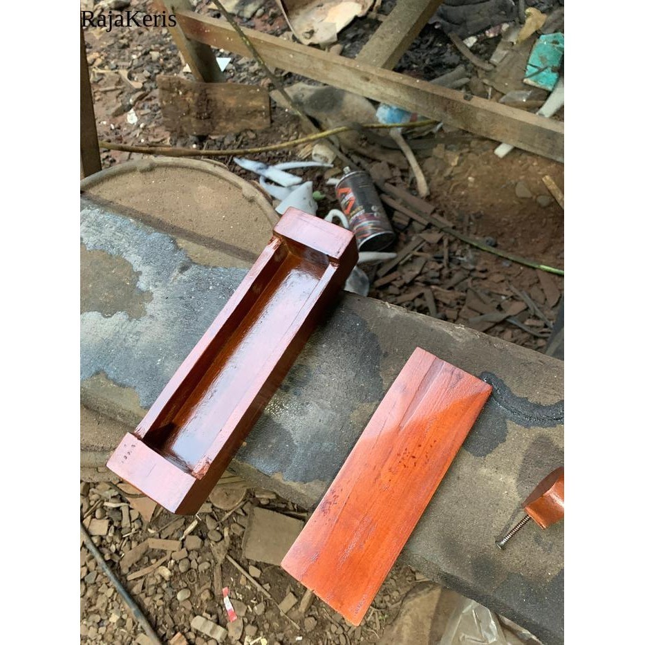 kotak penyimoanan laci mini dari kayu jati termurah finishingan bk keris sengkelat majapahit mataram
