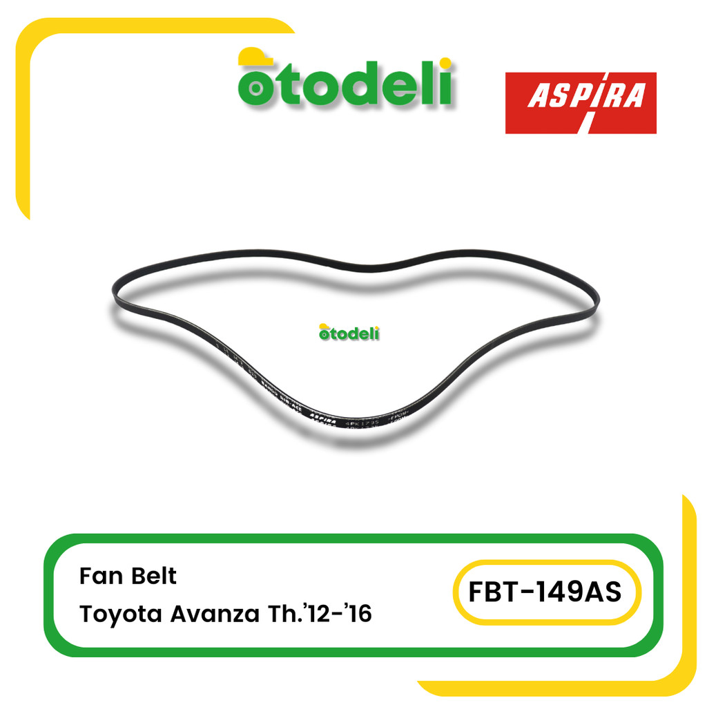 Fan Belt Toyota Avanza tahun 2012 - 2016 Aspira
