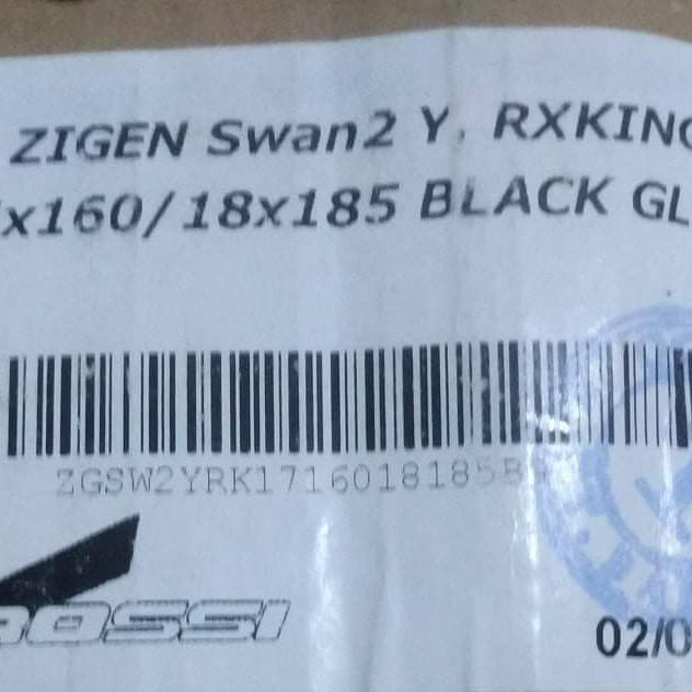 velg vrossi zigen swan2 palang 8 Yamaha RX king UK 17x160/18x185 black