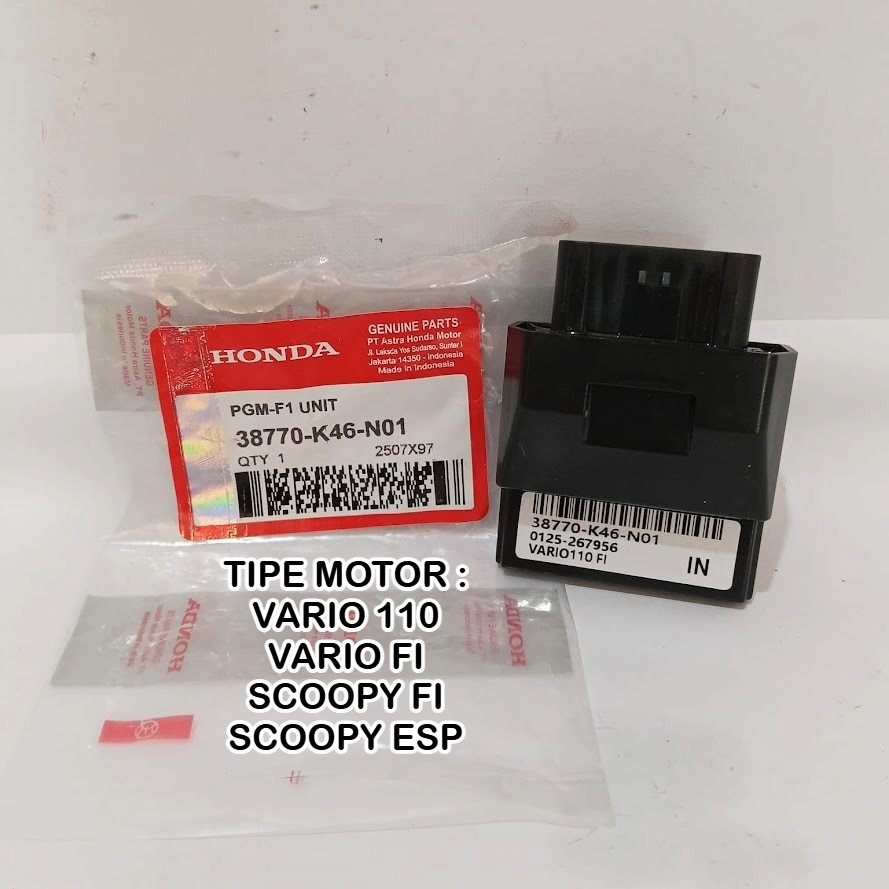 ECU HONDA VARIO 110 VARIO FI SCOOPY ESP SCOOPY FI