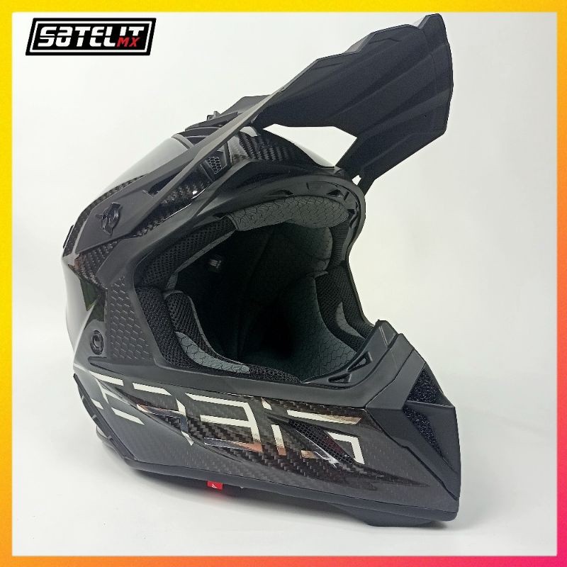 HELM ACERBIS IMPACT STILL CARBON, HELM CROSS ACERBIS STILL CARBON