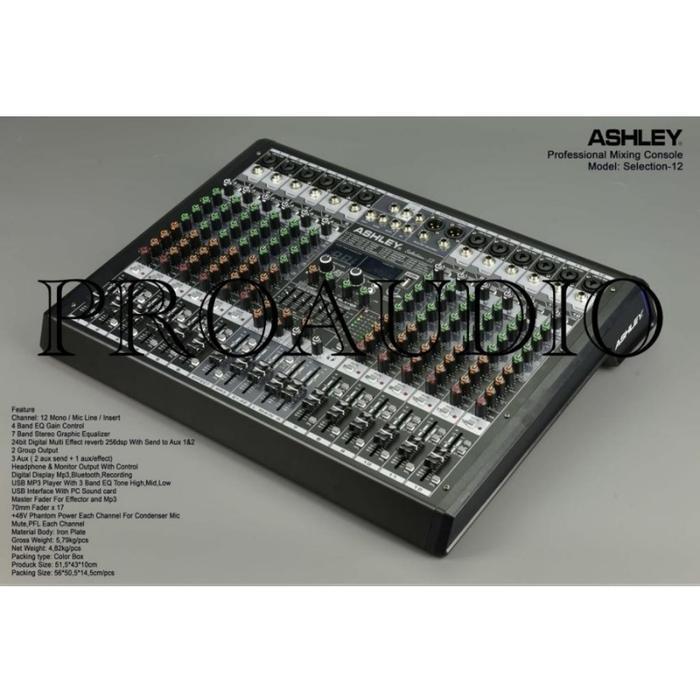 mixer ashley 12 channel selection 12 selection12 selection-12 original