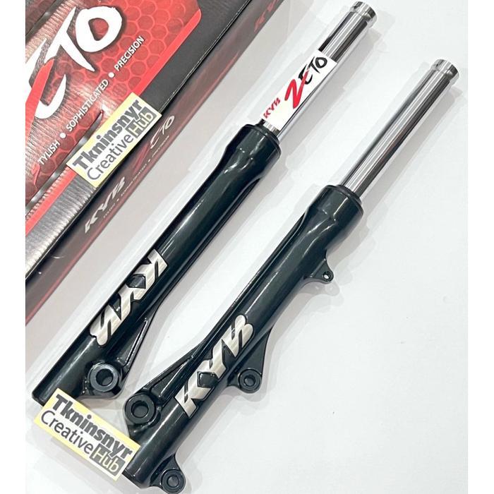 Shock Depan KYB Suspension Vario 125 150 BeAT Scoopy Genio Original - KYB Hitam